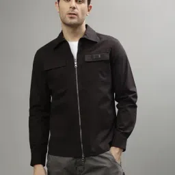 Iconic Brown Regular Fit Shirt-image-97