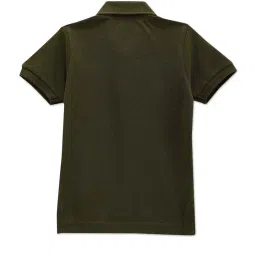 U.S. Polo Assn. Kids Green Cotton Regular Fit Polo T-Shirt image 2