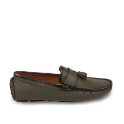 Fausto Men's Olive Casual Mocassins image 2