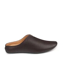 Fausto Men's Brown Mule Shoes image 2