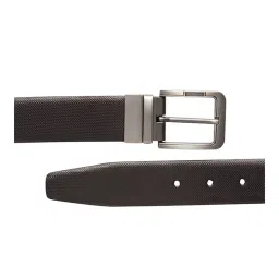 Teakwood Leathers Black & Brown Solid Leather Reversible Belt image 2