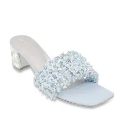 Princess by Metro Women's Sky Blue Casual Sandals image 2