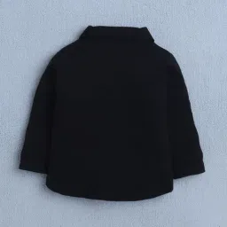 Bumzee Boys Black & Beige Cotton Regular Fit Clothing Set image 3