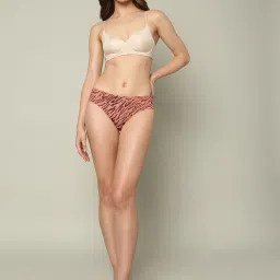 Vero Moda Intimates Peach Printed Hipster Panty image 4