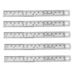 Lovely Kristeel 152.4 mm (6 Inch) Stainless Steel Scale/Ruler - Pack of 5-picture-15