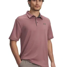 UNDER ARMOUR Lilac Tech Golf Polo T-Shirt-image-76