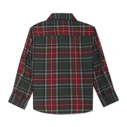 U.S. Polo Assn. Kids Multicolor Checks Full Sleeves Shirt image 2