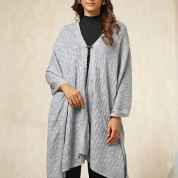 Soch Grey Woven Shawl-picture-31