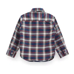 U.S. Polo Assn. Kids Multicolor Checks Full Sleeves Shirt image 2