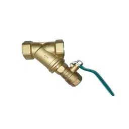 DRP Y Type Strainer With Ball Valve 0.59 inch (15 mm) Brass Screwed-picture-15