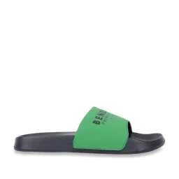 United Colors of Benetton Men's Green Slides image 2