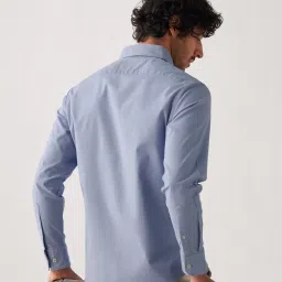 ANDAMEN Lavender Slim Fit Shirt image 2