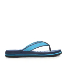 Aha by Liberty Women's Sky Blue & Navy Flip Flops image 2