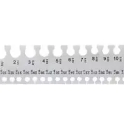 Lovely Kristeel Stainless Steel Measuring Wire Gauge Rectanglar Shape-picture-45