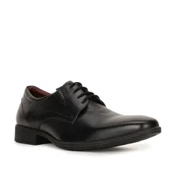 Hush Puppies by Bata Men's Black Derby Shoes image 2