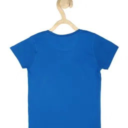 Allen Solly Junior Blue Cotton Printed T-Shirt image 2
