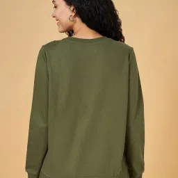 Honey by Pantaloons Olive Sweatshirt image 2