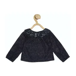 Allen Solly Junior Black Embellished Full Sleeves Top image 2