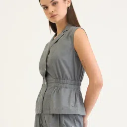 Elle Grey Relaxed Fit Top image 4