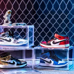 Sasimo Transparent Set of 3 Water Resistant Shoes Organiser Organisers image 5