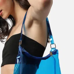 HauteSauce Blue Medium Shoulder Bag image 2