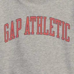 GAP Boys Grey Blended Printed Sweatshirt image 3