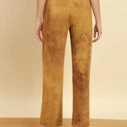 Trend Arrest Brown Cotton Tie - Dye Pants image 2