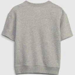 GAP Boys Grey Blended Printed Sweatshirt image 2