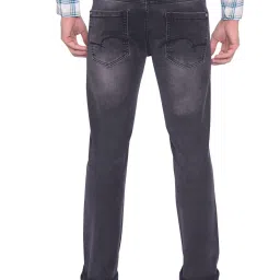 Crimsoune Club Dark Grey Slim Fit Lightly Washed Jeans image 2