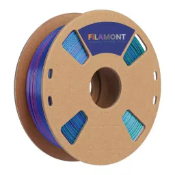 FiLAMONT 3 In 1 Color 3D Printer Filament Silk PLA Red, Green, and Purplefor 3D Printer-picture-39