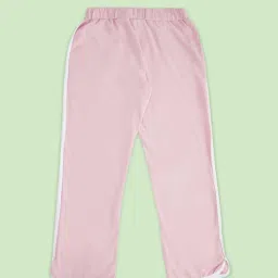 Pantaloons Junior Kids Pink Cotton Printed Trackpants image 2