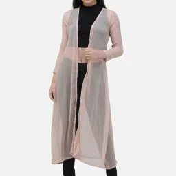 Cation Beige Full Sleeves Shrug image 4