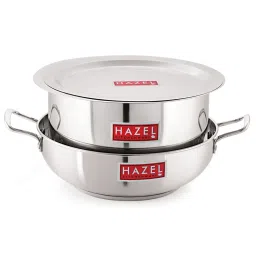 HAZEL Stainless Steel Silver Induction Base Cookware Set of 4 Pieces image 3