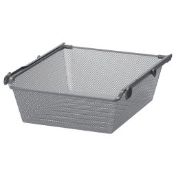ikea komplement Mesh basket with pull-out rail, dark grey, 50x58 cm-picture-29