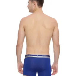 Van Heusen Blue Cotton Regular Fit Trunks image 2