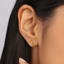 Mia by Tanishq Cosmic Carousel 14k Stud Earrings-image-4