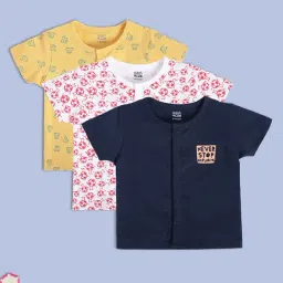 MINIKLUB Kids Multicolor Printed Shirt (Pack Of 3)-image-76