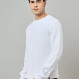 Duke Men Self Design Round Neck Pullover Sweaters image 4