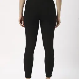 R&B Black Viscose Slim Fit Leggings image 2
