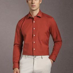 Louis Philippe Red Slim Fit Shirt-picture-39