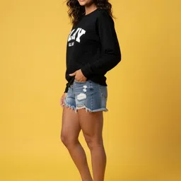 SZN Women Printed Sweatshirt image 3