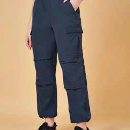 YU by Pantaloons Navy Mid Rise Joggers-picture-41
