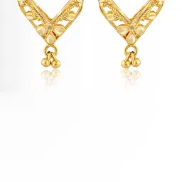 VIVASTRI Women Gold-Plated Alloy Earrings image 3