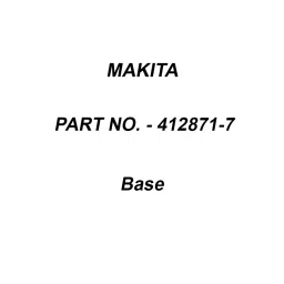 Makita Base Suitable For HM1511, Part No 412871-7-image-62