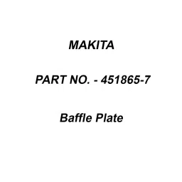 Makita Baffle Plate Suitable For EH6000S, Part No 451865-7-picture-19