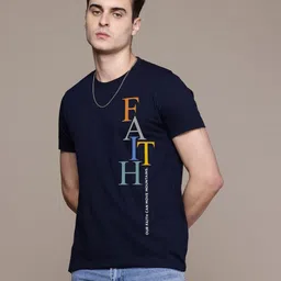 Moda Rapido Men Regular Fit Typography Printed Round Neck Cotton T-shirt-picture-27