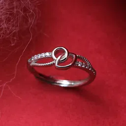 Zarkan Rhodium-Plated AD Studded Finger Ring-picture-21