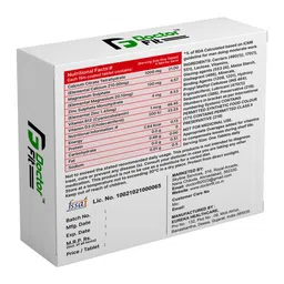 doctorfit Doctor Fit Calcium Magnesium Zinc with Vitamin D3 and B12 Tablets, Health Supplement for Muscle, Nerve and Joint Support - (90 Tablets) image 2