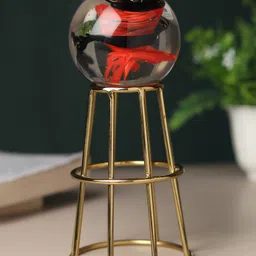 de maison decor De Maison Décor Crystal Orb's Gold Pedestal with Red Ball-picture-10