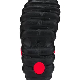 BERSACHE Solid Perforated Slingback Clogs - Red image 4